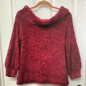 Women's Burgundy Sweater